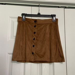 American Eagle faux suede skirt size 2